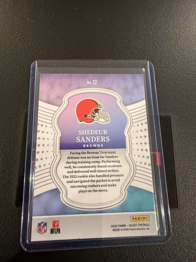 Shedeur Sanders (RC) Select Certified
