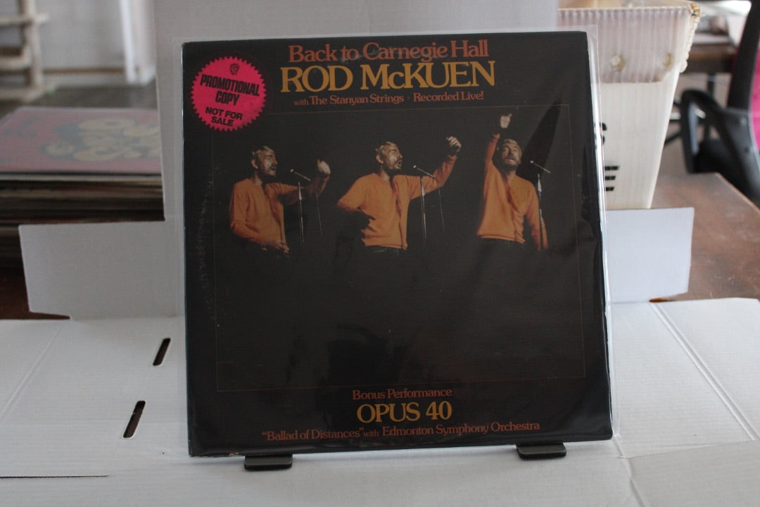 Rod Mc Kuen Backk to Carnegie Hall