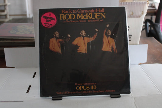 Rod Mc Kuen Backk to Carnegie Hall