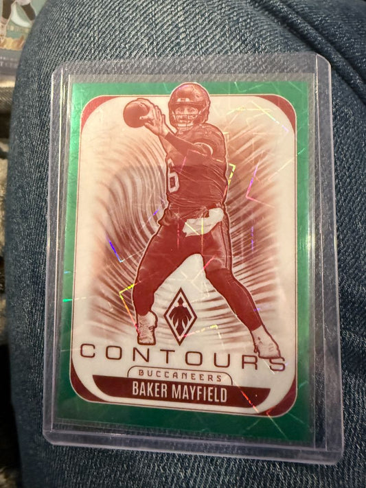 Baker Mayfield Contours Green Lazer /49