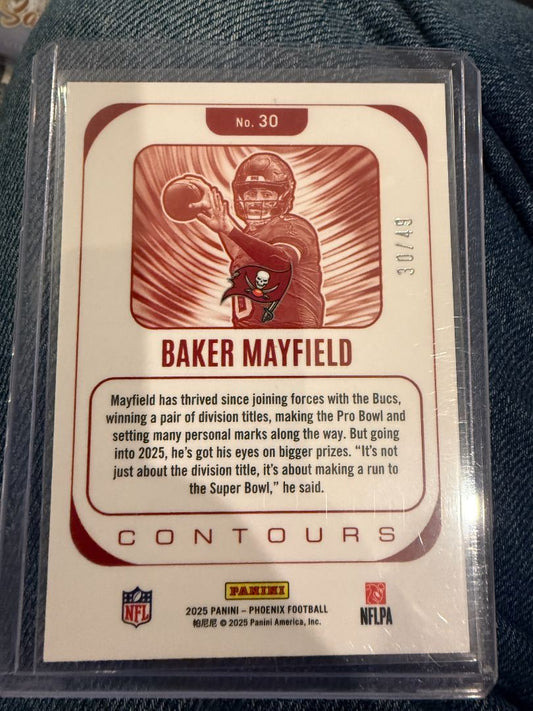 Baker Mayfield Contours Green Lazer /49