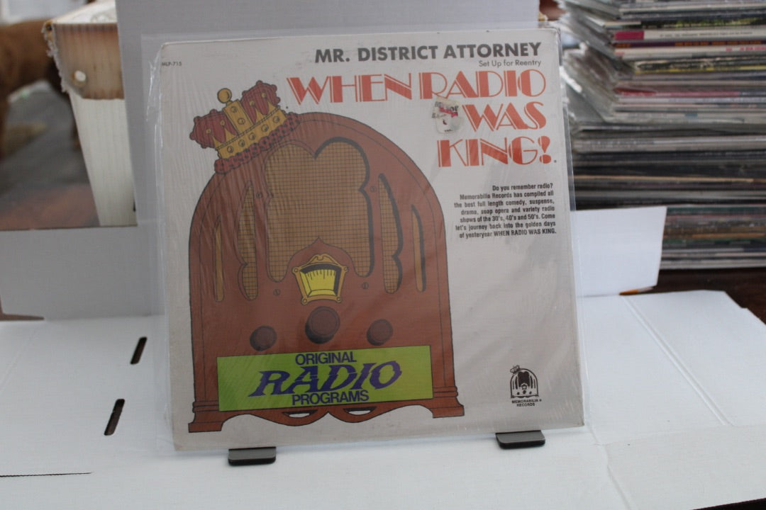 MR. DISTRICT ATTORNEY Set Up for Reentry WHEN RADIO * WAS KING!