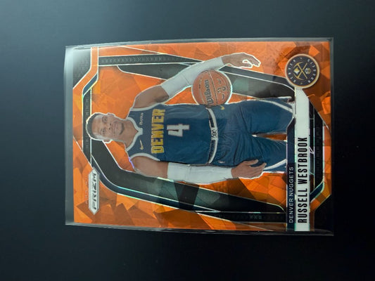 Russell Westbrook Orange Cracked Ice