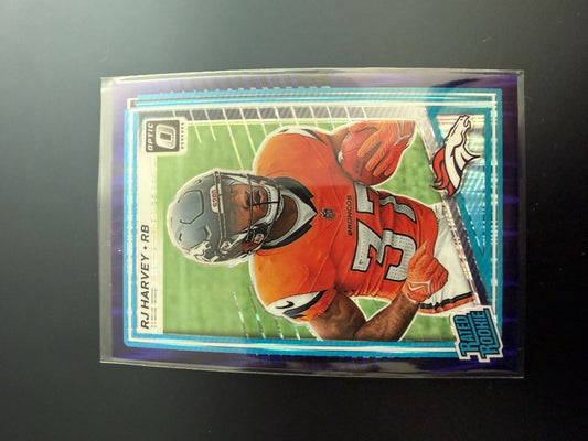 RJ Harvey Rated Rookie (RC) Purple Shock