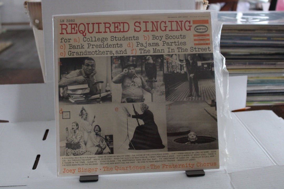 REQUIRED SINGING Joey Singer