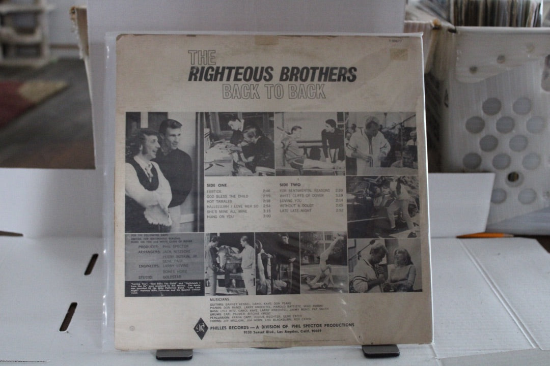 Righteous Brothers BACK TO BACK