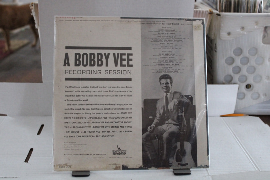 BOBBY VEE RECORDING SESSION