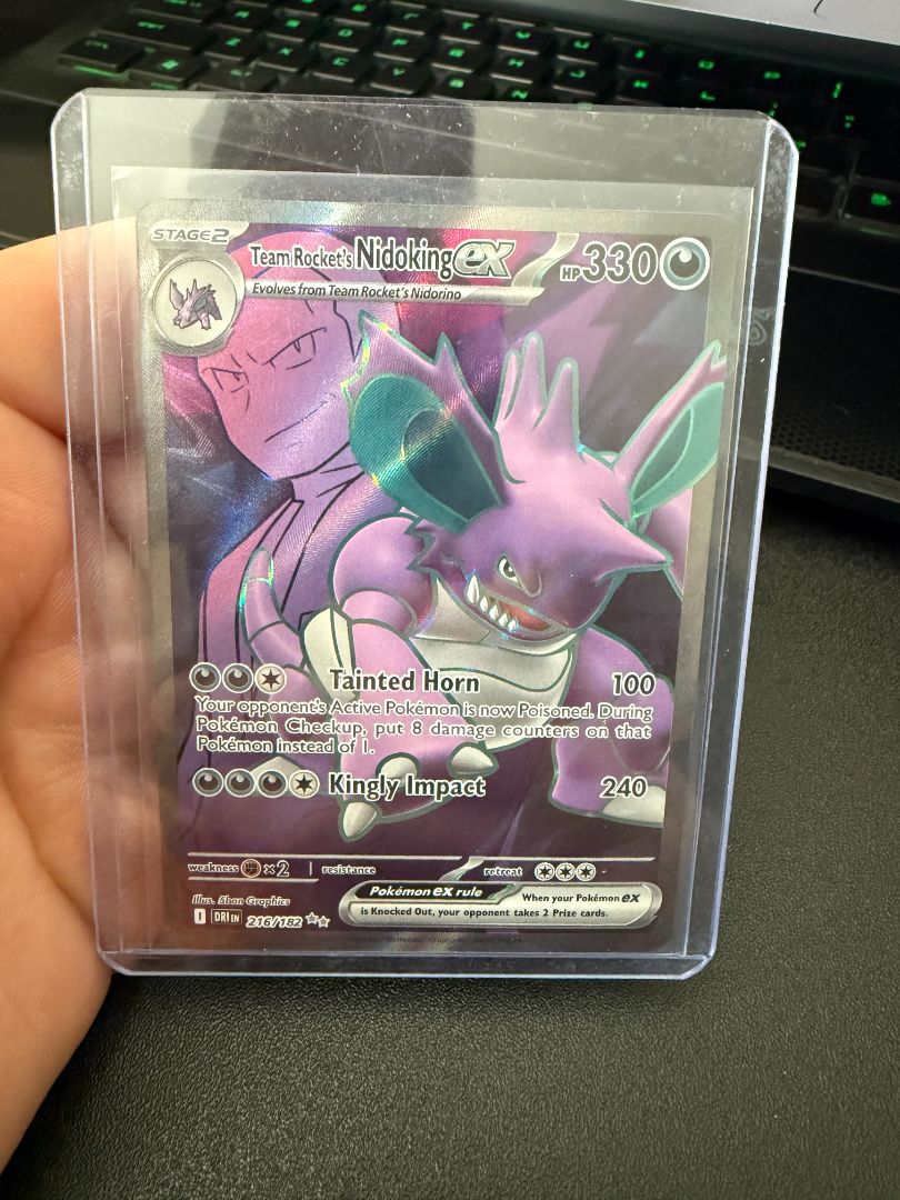 Team Rocket's Nidoking Ex Full Art