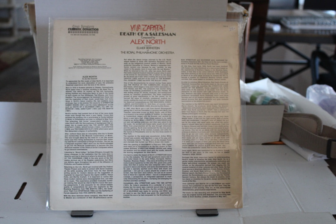 VIVA ZAPATA! DEATH OF A SALESMAN Composed by ALEX NORTH