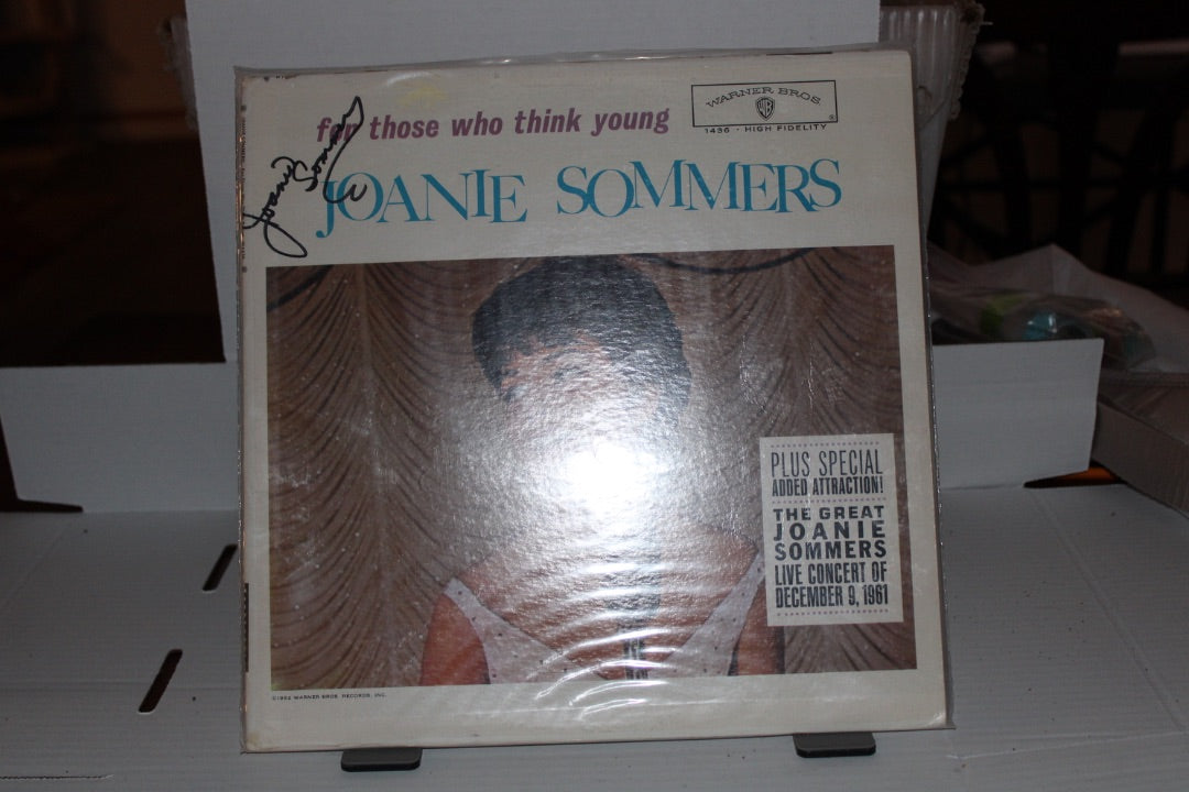 Joanie Sommers for those who think young. SIGNED