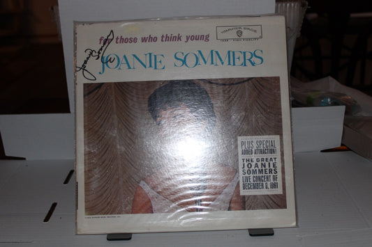 Joanie Sommers for those who think young. SIGNED