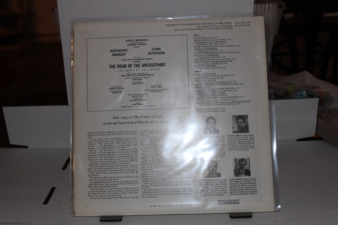 ROAR OF THE GREASEPAINT Broadway
