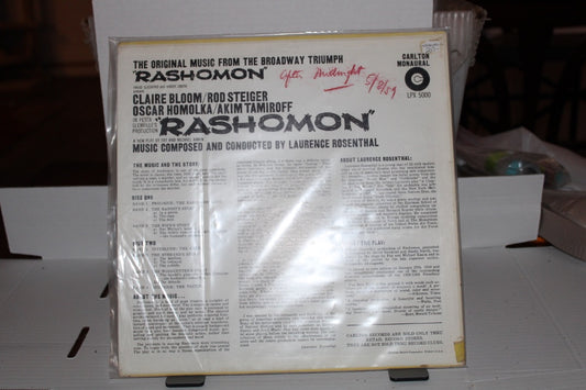RASHOMON SOUNDTRACK