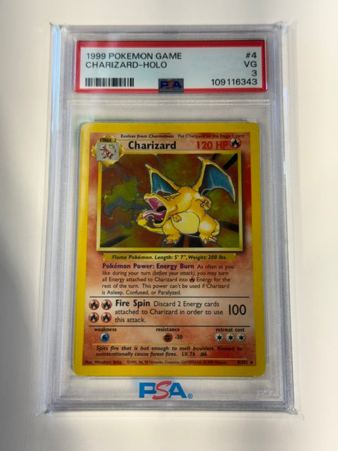Charizard 4/102 PSA 3