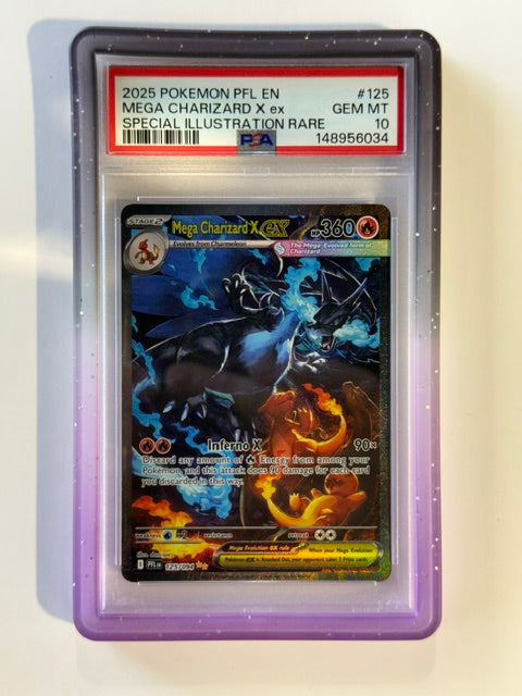 mega charizard x ex 125/094 psa 10