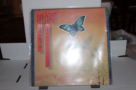 HEART DOG AND BUTTERFLY