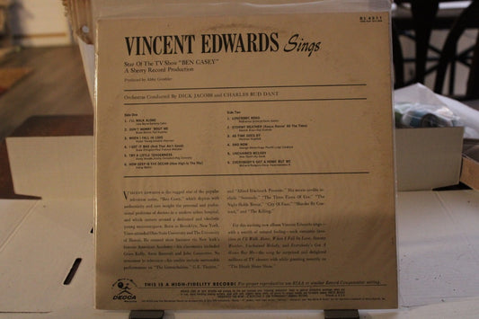 VINCENT EDWARDS SINGS
