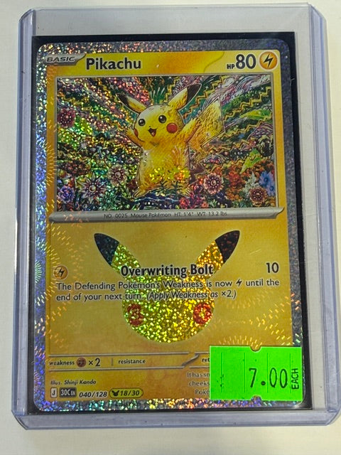 Pikachu 18/30