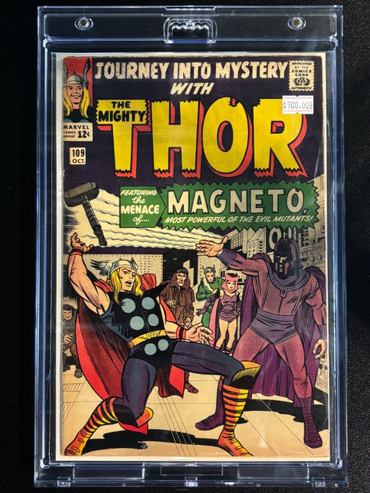 {{Account}} Journey Into Mystery #109, Thor against the Master of Magnetism