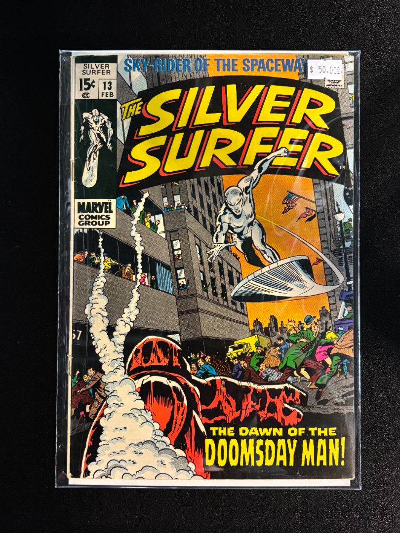 The Silver Surfer #13, The Dawn of the Doomsday Man!