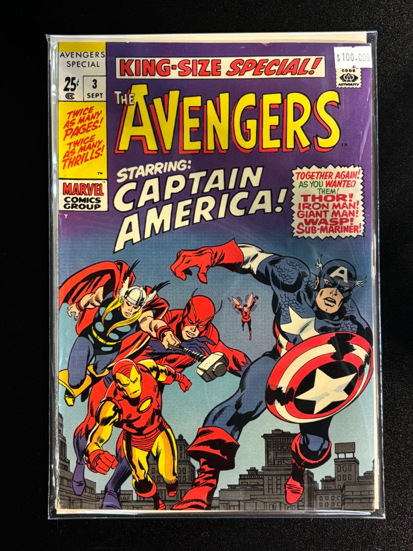 The Avengers King Size #3, Captain America Joins... The Avengers!