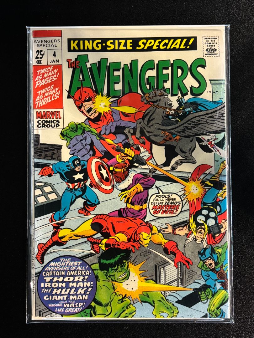 The Avengers King Size #4, The Invasion of The Lava Men!