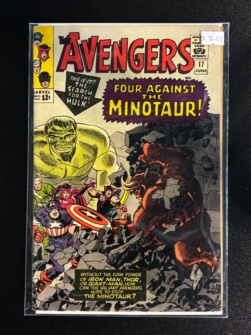 The Avengers #17, Four Against the Minotaur!