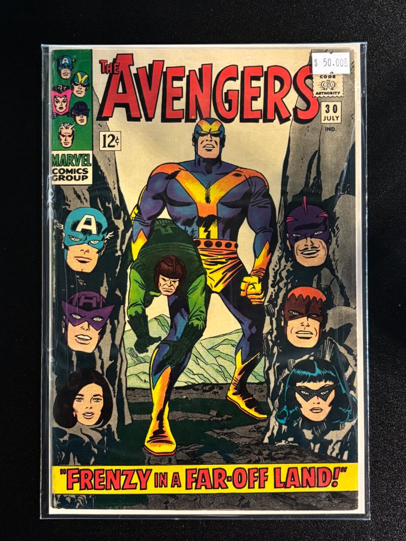 The Avengers #30, Frenzy in a Far-Off Land!