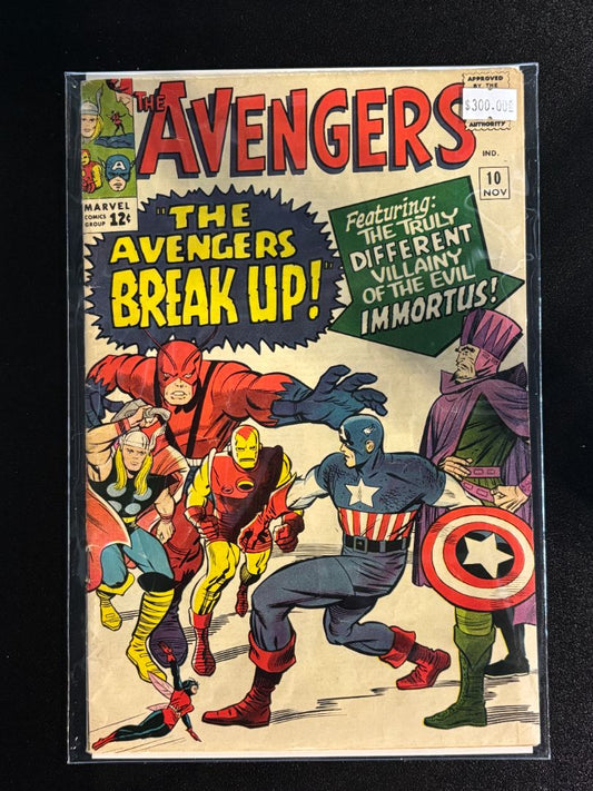 The Avengers #10, The Avengers Break Up!