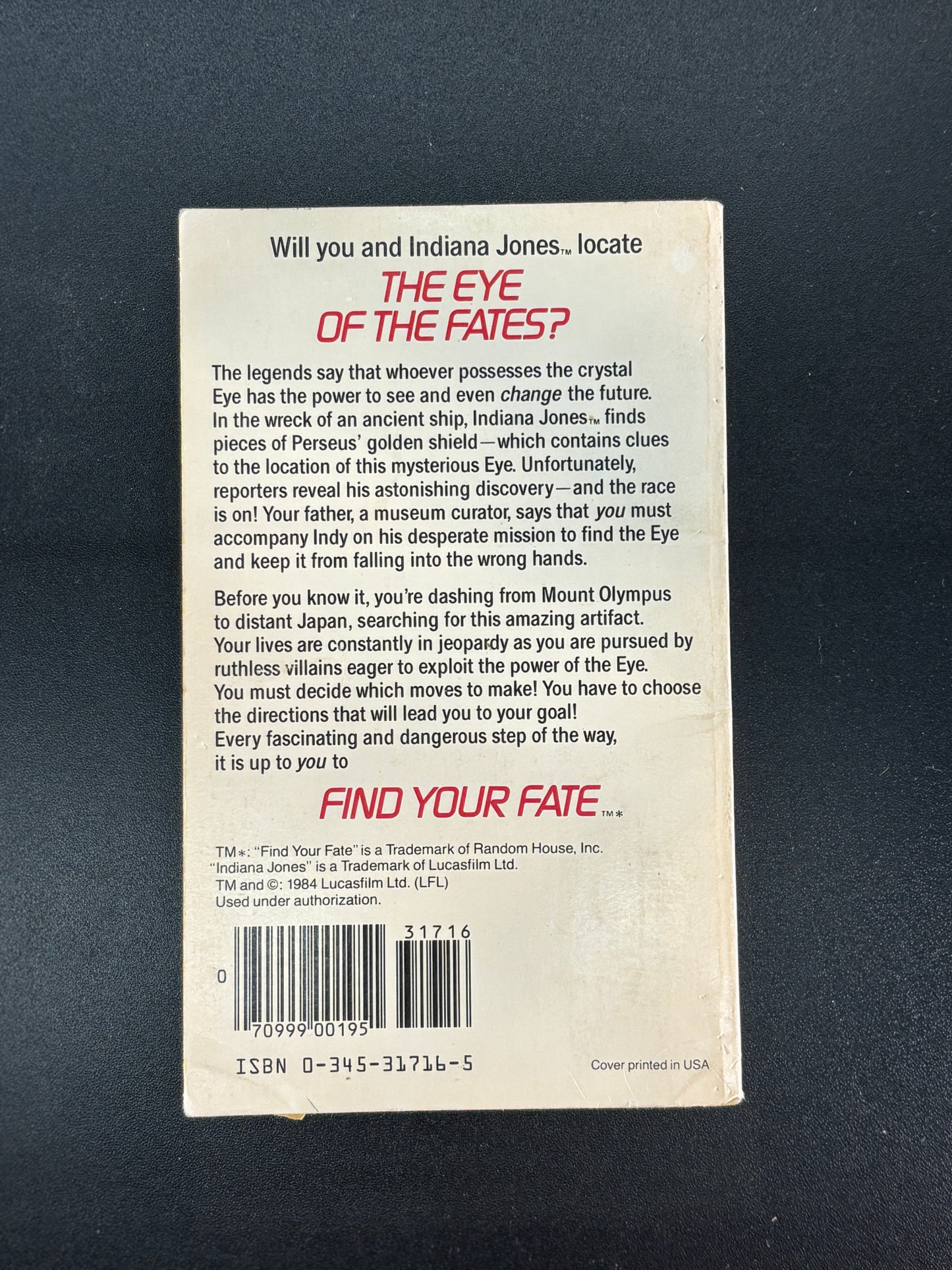 Indiana Jones and the Eye of the Fates