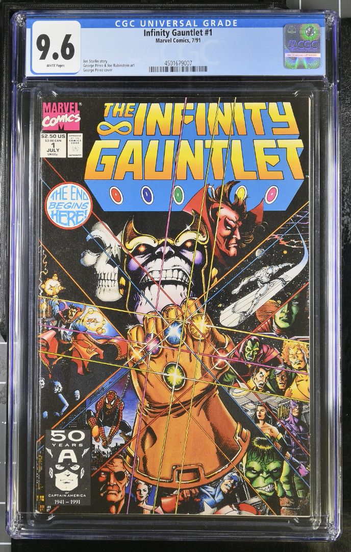 Infinity Gauntlet #1, CGC 9.6