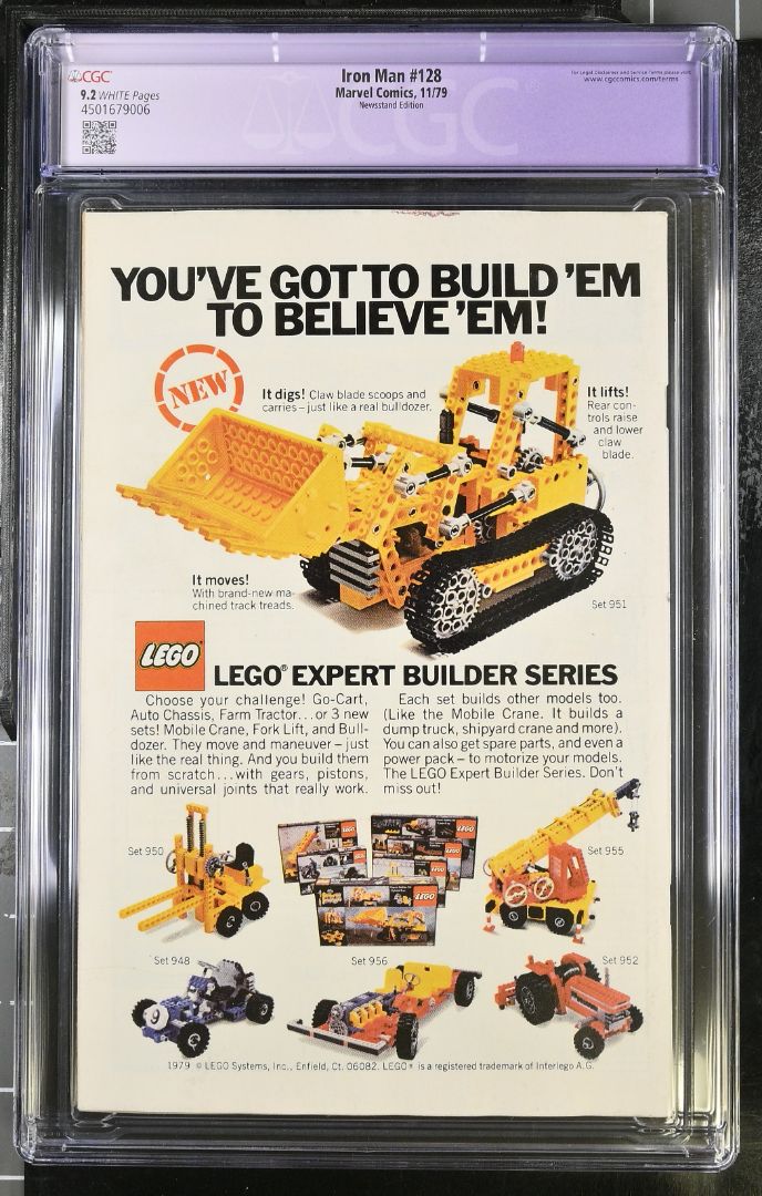 Iron Man 128, CGC 9.2 Restored