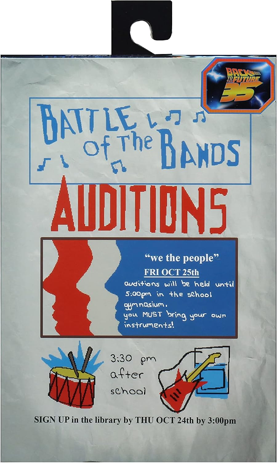 NECA Back to the Future - Ultimate Marty McFly 85' (Audition) - 7" Scale Action Figure - front