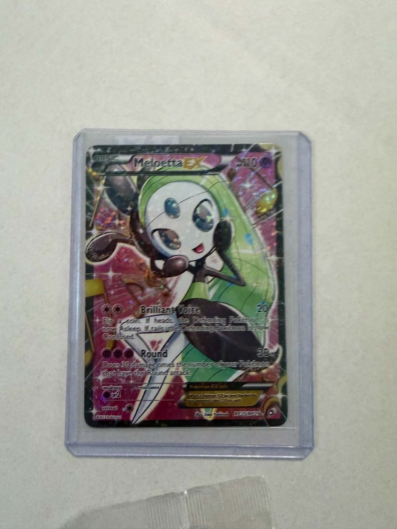 Meloetta EX RC25/RC25 Full Art – Pokémon TCG Legendary Treasures Radiant Collection