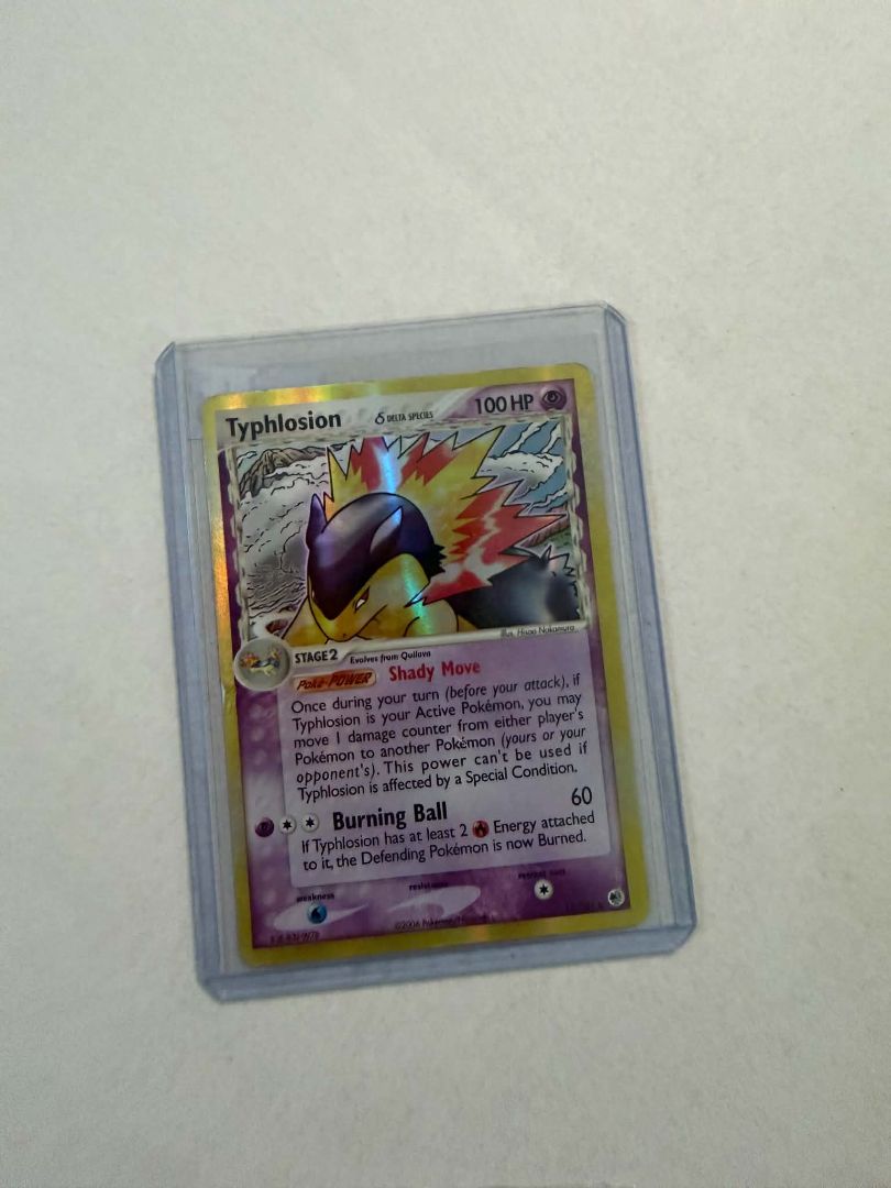 Typhlosion δ Delta Species Holo Rare 12/101 – Pokémon TCG Dragon Frontiers