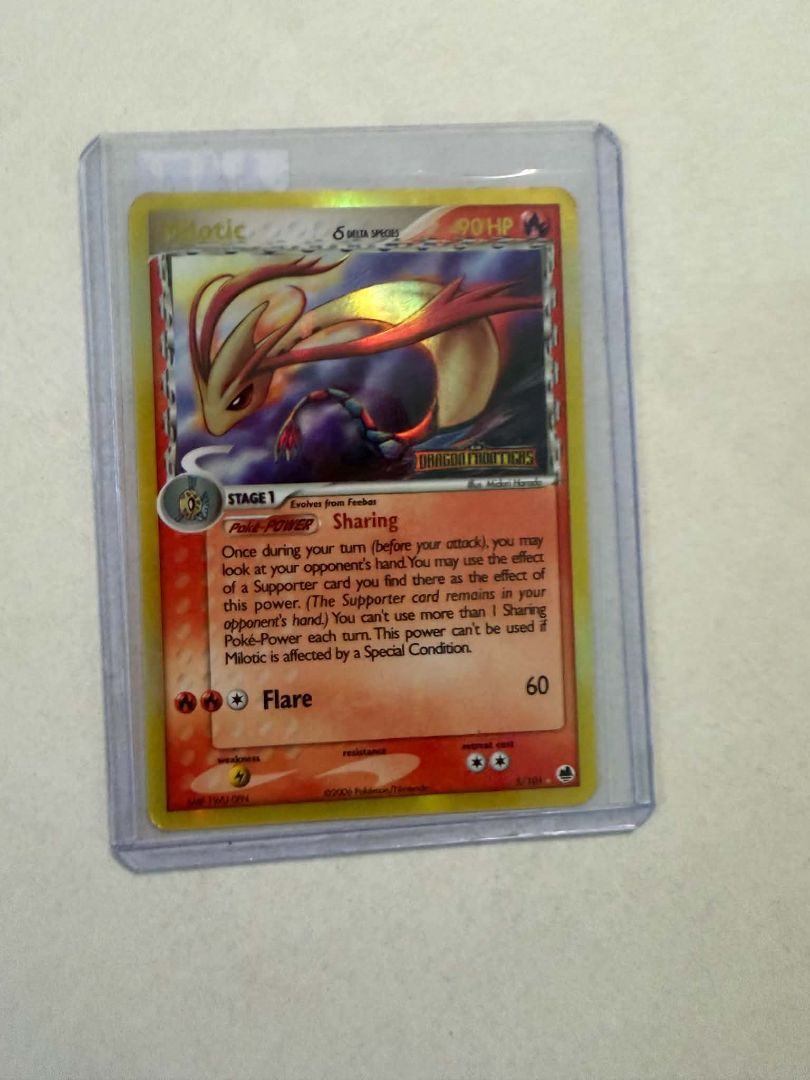 Milotic δ 5/101 Holo Rare – EX Dragon Frontiers – Pokémon TCG 2006