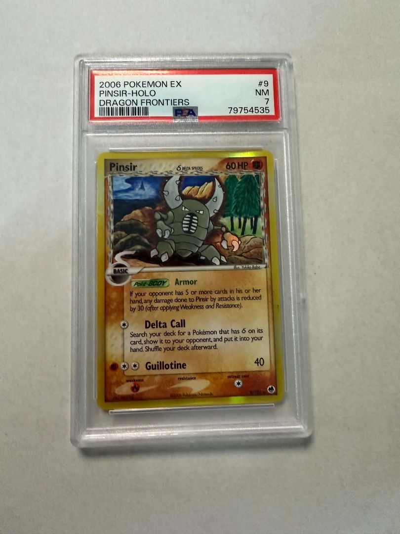 Pinsir δ 9/101 Reverse Holo – PSA 7 NM – EX Dragon Frontiers – Pokémon TCG 2006