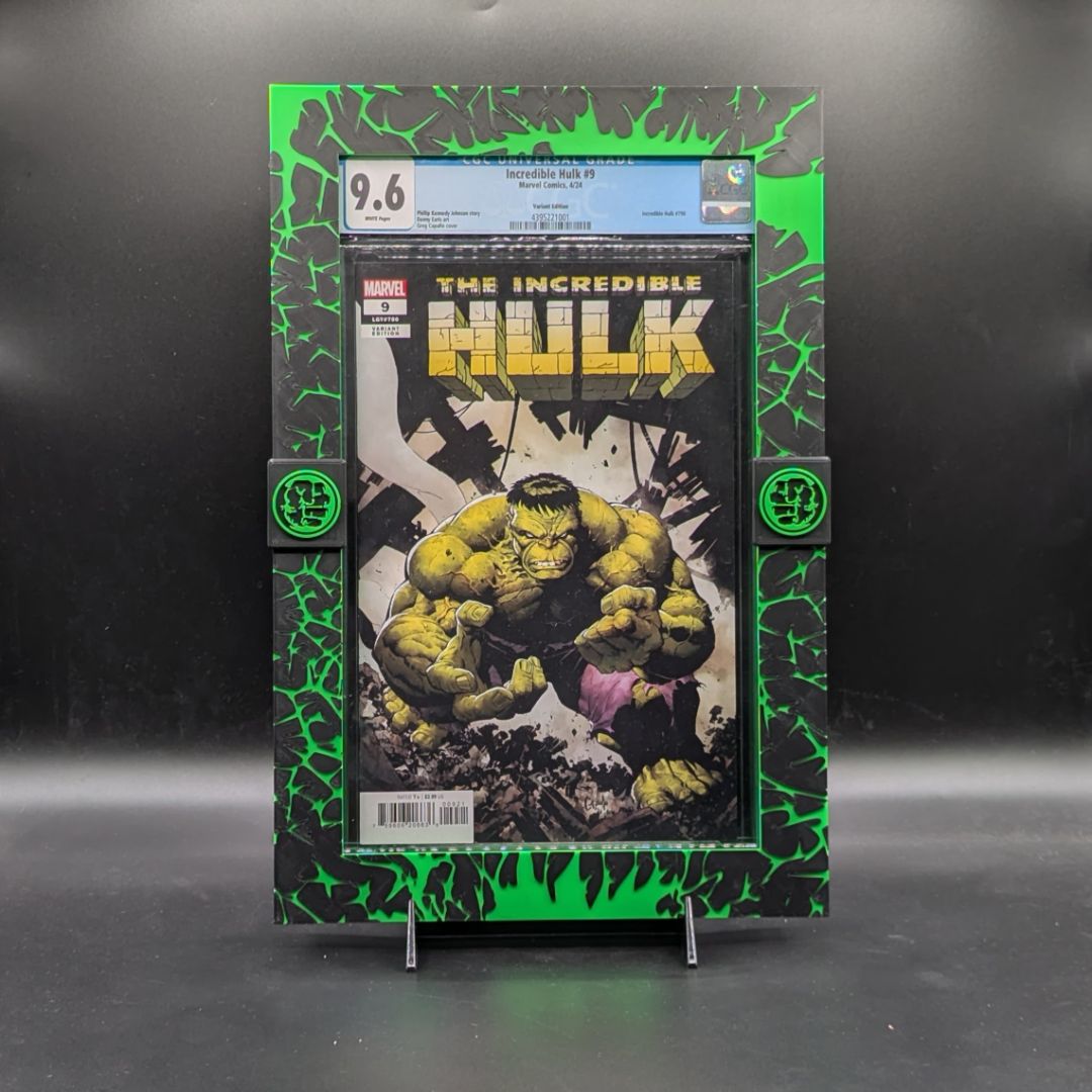 Incredible Hulk #9 CGC 9.6 Comic Book with Custom Cover- Greg Capullo Variant