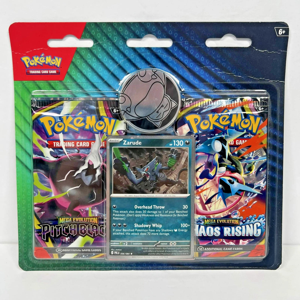 Pokemon Mega Evolution Pitch Black / Chaos Rising Zarude 2-pack