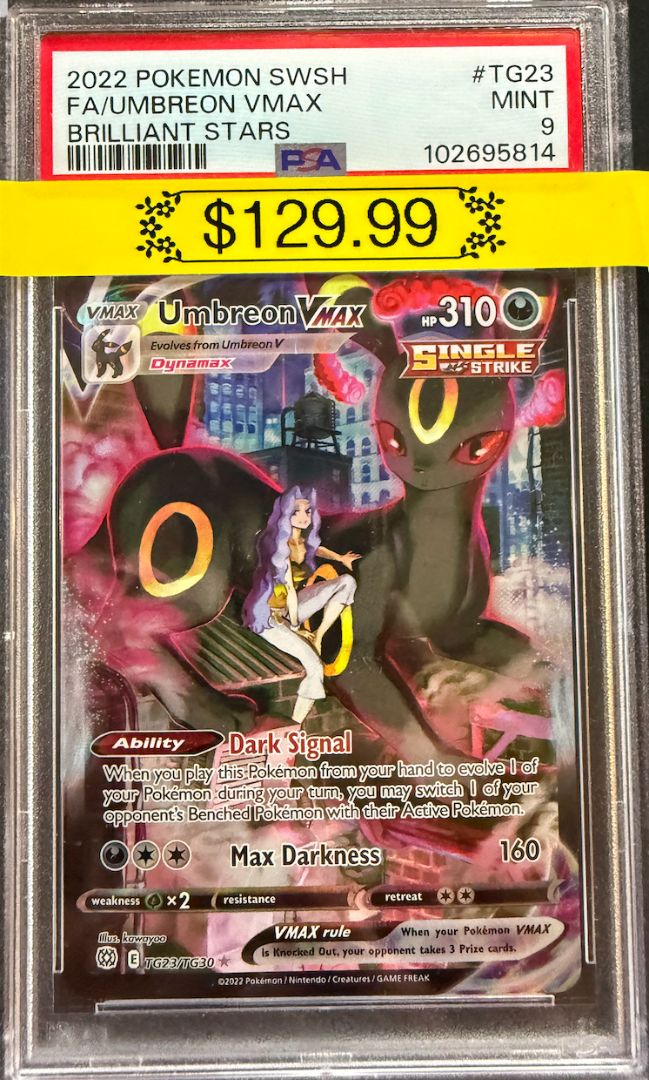 PSA 9 2022 Umbreon Vmax Brilliant Stars