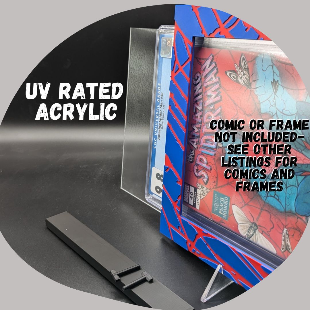 UV Acrylic for Selah Graded Comic Book Frames