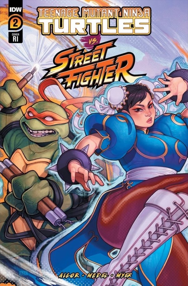 IDW Publishing   ·   Released Jul 19, 2023 Teenage Mutant Ninja Turtles vs. Street Fighter #2 Cover E - 1:50 Elizabeth Beals