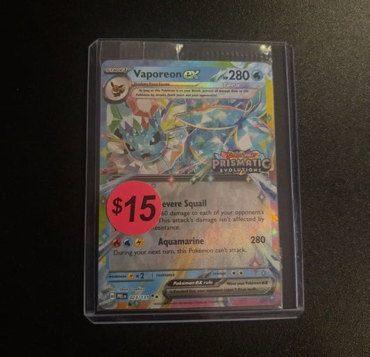 Vaporeon ex stamped