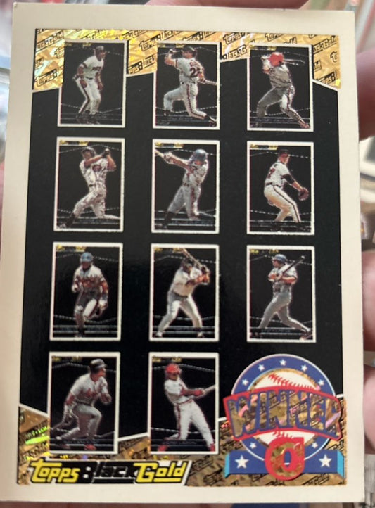 Black and Gold Winner Topps