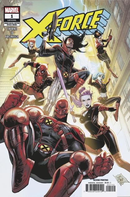X-Force, Vol. 7 #1J 2nd Printing Tony S. Daniel