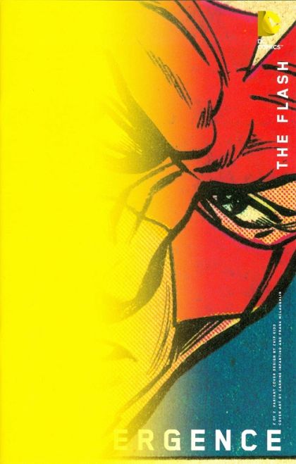 Convergence: Flash #2B Variant Cover - Chip Kidd w/ Carmine Infantino