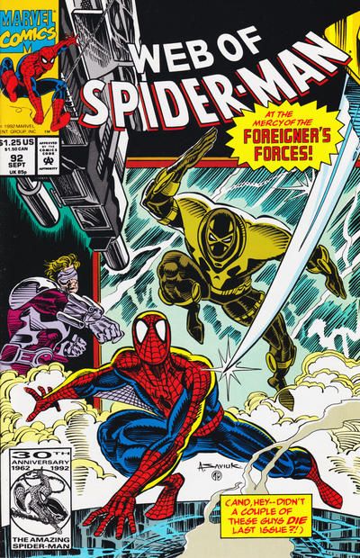 Web of Spider-Man, Vol. 1 #92A Direct Edition
