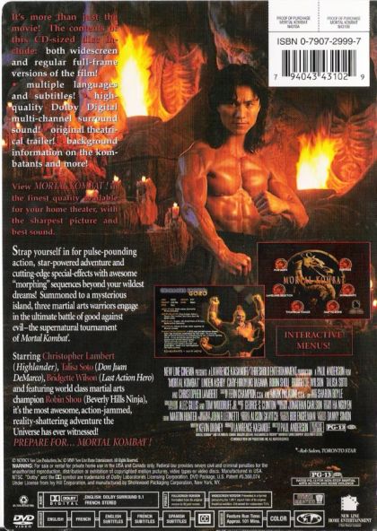 Mortal Kombat (1995) - DVD