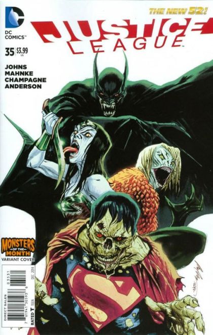 Justice League, Vol. 1 #35C Rafael Albuquerque Monsters of the Month Variant