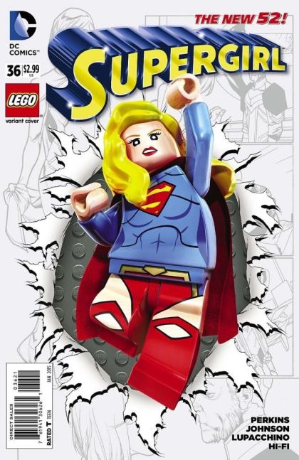 Supergirl, Vol. 6 #36B LEGO Variant Cover